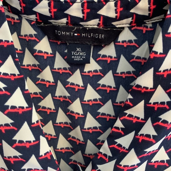 XL Tommy Hilfiger Womens Sleeveless Tank Top Sail Boat Golf Tennis Shirt preppy - Picture 4 of 6